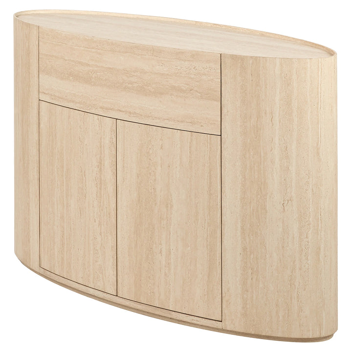 Tivoli Travertine Effect Sideboard