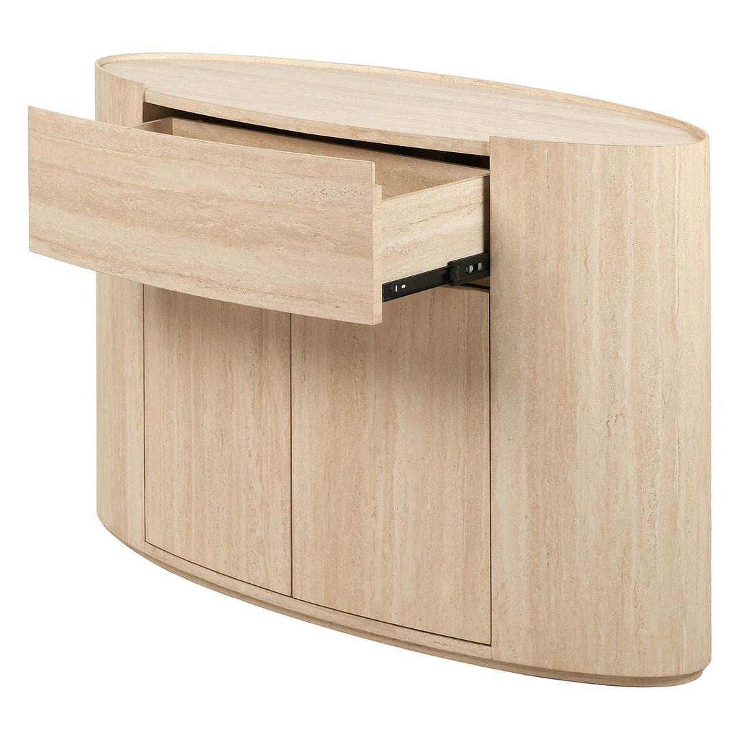 Tivoli Travertine Effect Sideboard