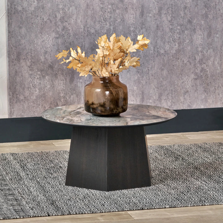 Myana Jade Marble Effect Coffee table