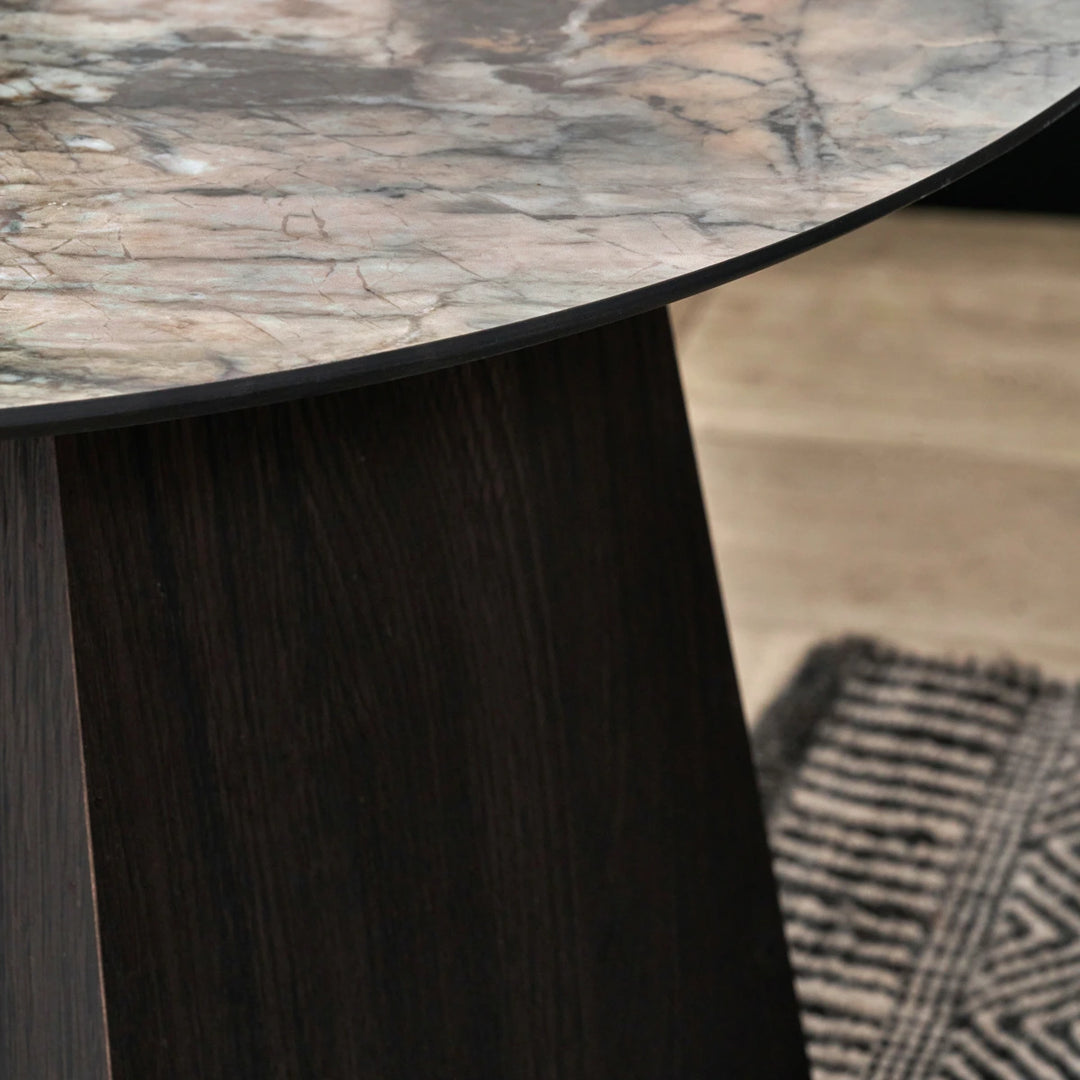 Myana Jade Marble Effect Coffee table