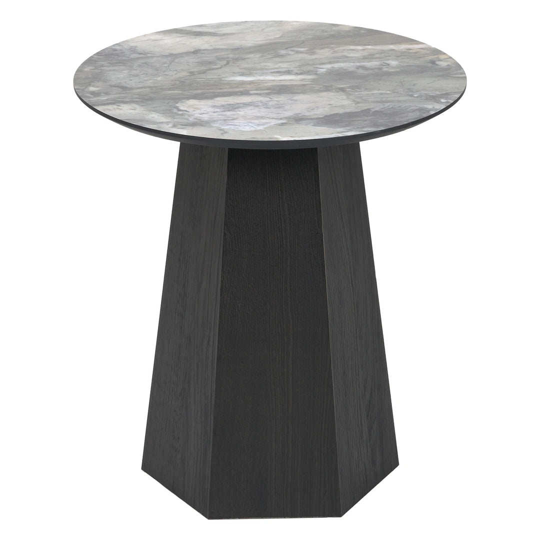 Myana Jade Marble Effect Side Table