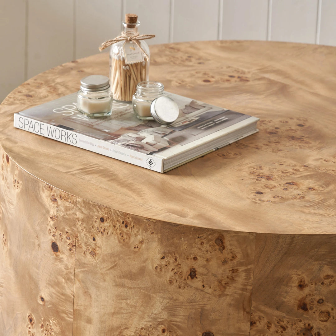 Newborough Burr Wood Effect Coffee Table