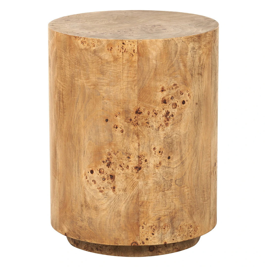 Newborough Burr Wood Effect Side Table