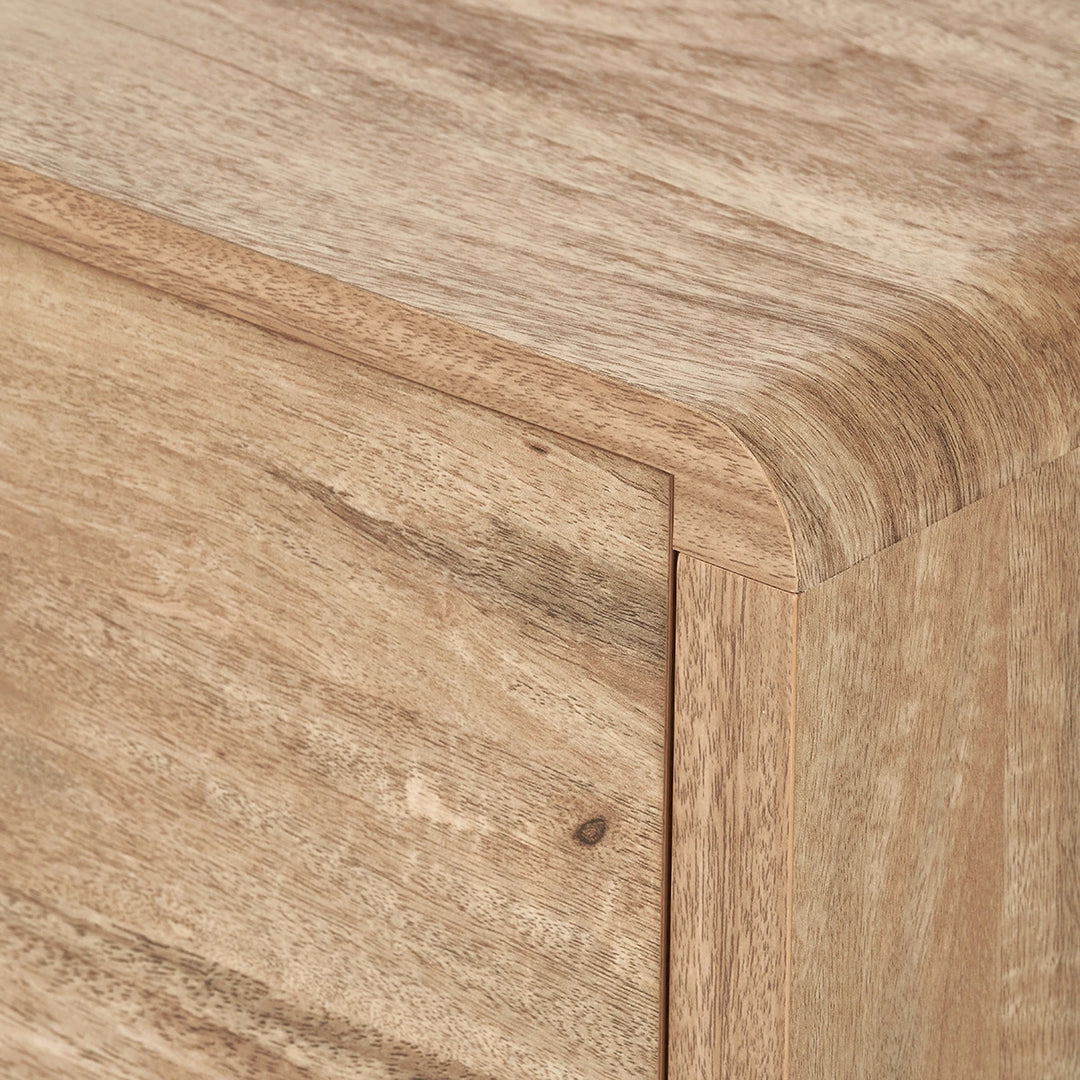 Eversley Oak Effect 2 Drawer Side Table