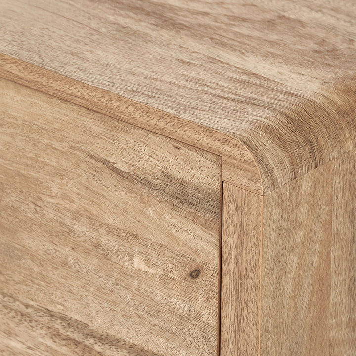 Eversley Oak Effect 2 Drawer Side Table