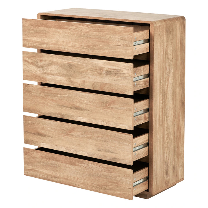 Eversley Oak Effect 5 Chest of Drawers