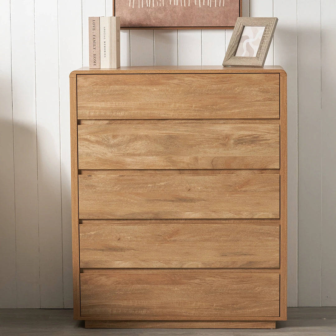 Eversley Oak Effect 5 Chest of Drawers