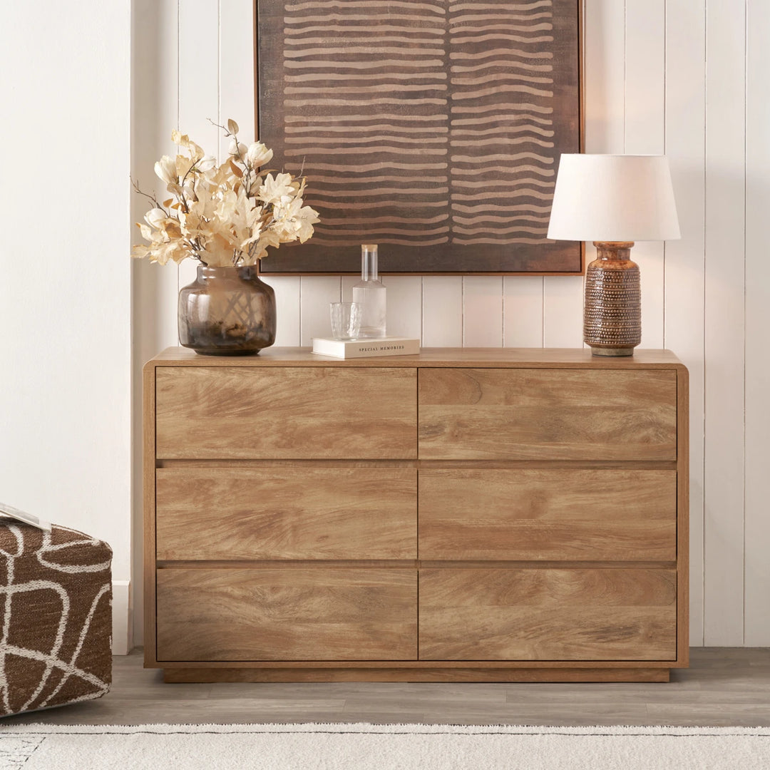 Eversley Oak Effect 6 Chest of Drawers