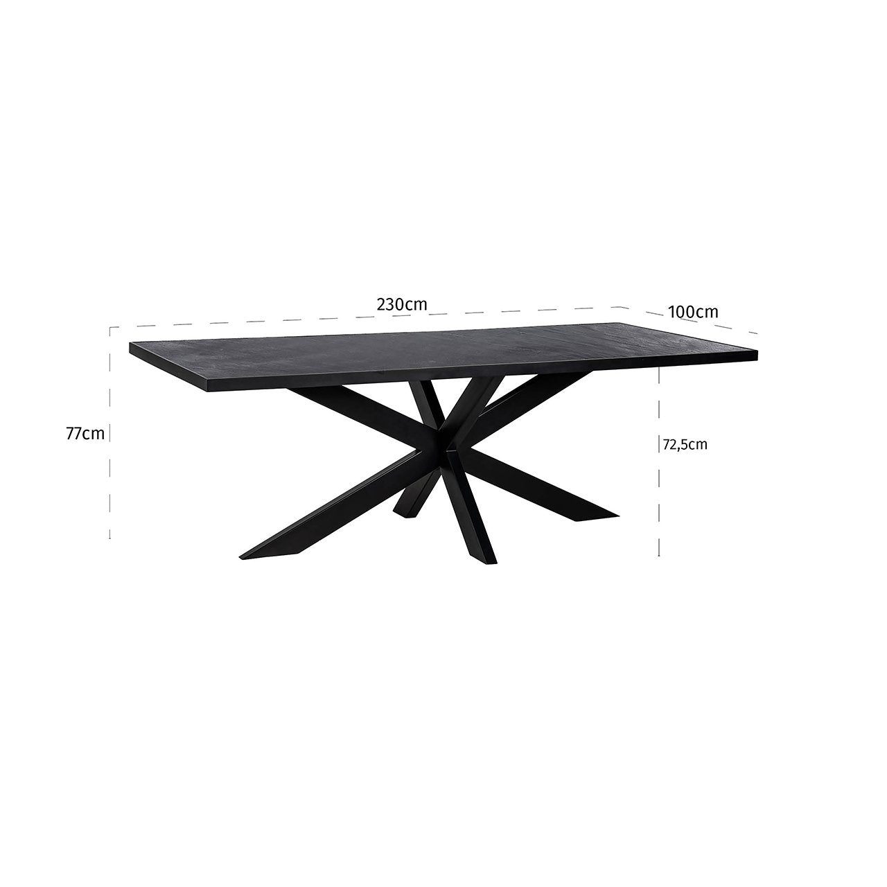 Richmond Interiors Bourbon Dining Table - 230cm