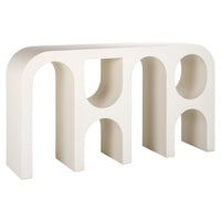 Richmond Interiors Shaped Bloomstone Console Table