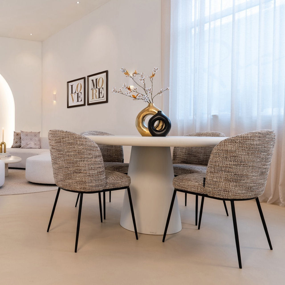 Bloomstone Round Dining Table 130cm Richmond 2