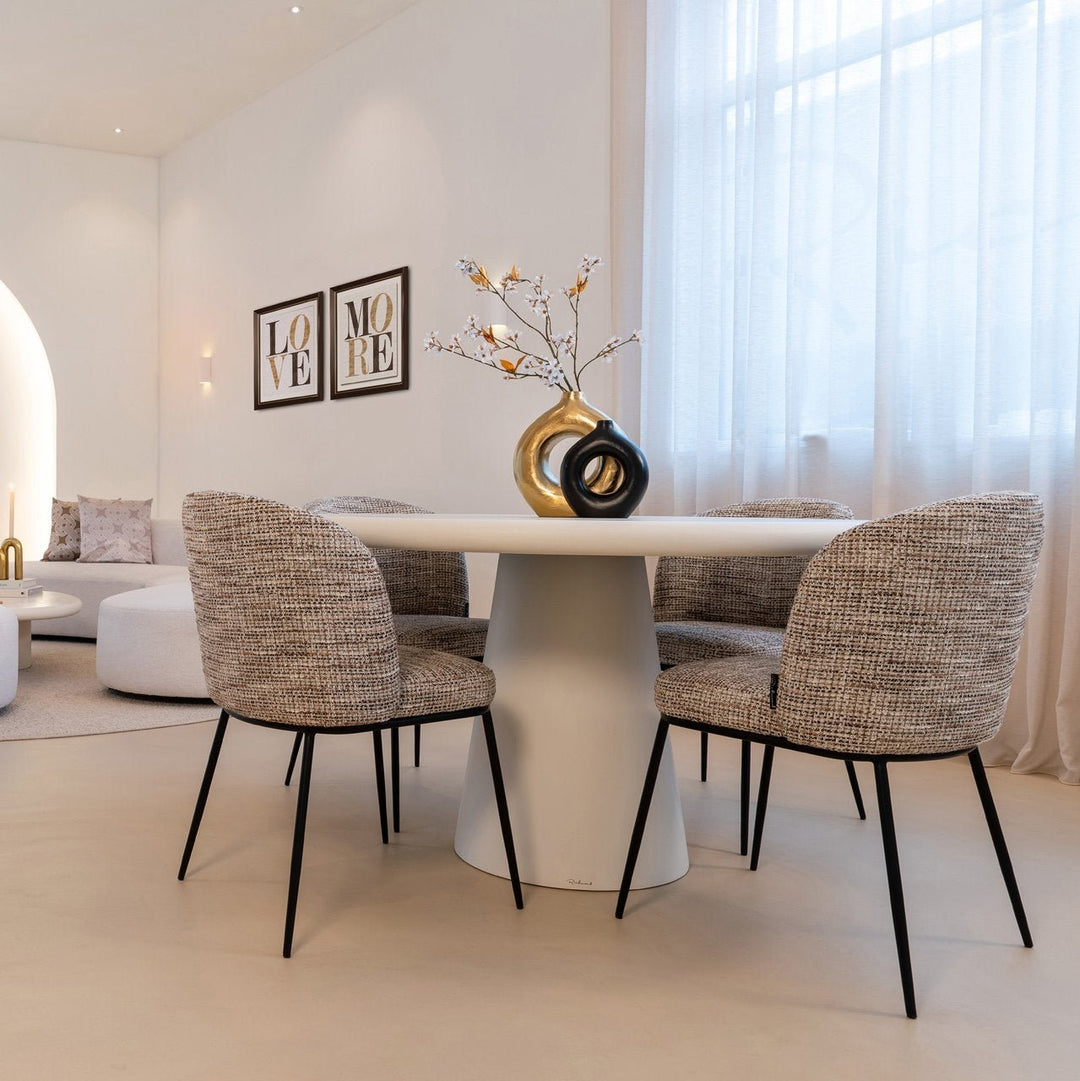 Bloomstone Round Dining Table 130cm Richmond 2