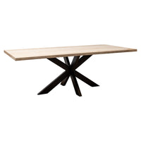 Richmond Interiors Avalon 6 Seater Travertine Dining Table - 230cm