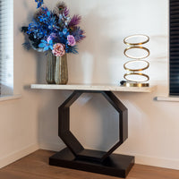 Richmond Interiors Avalon Console Table in Bronze