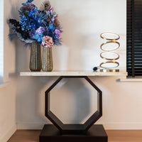 Richmond Interiors Avalon Console Table in Bronze