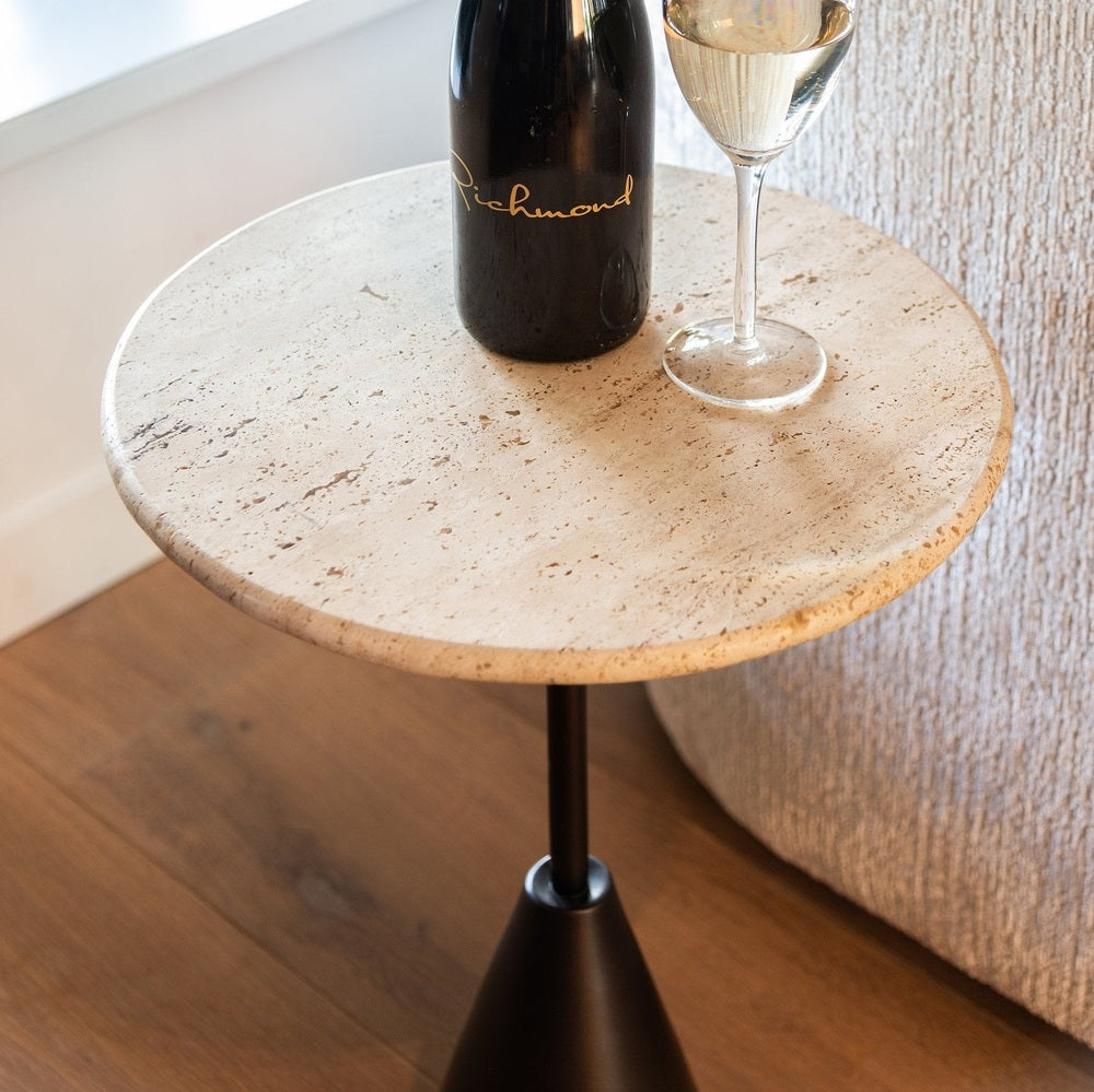 Avalon Round Side Table - Bronze Richmond 3