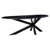 Richmond Interiors Trocadero Dining Table - Black - 220cm