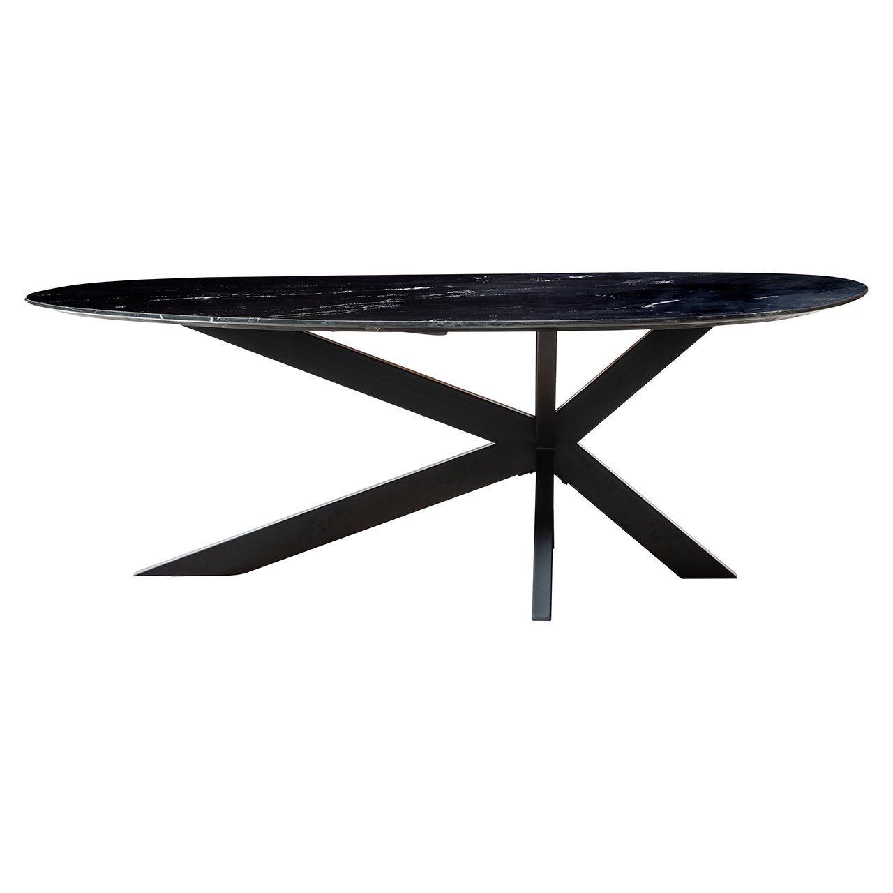 Richmond Interiors Trocadero Dining Table - Black - 220cm