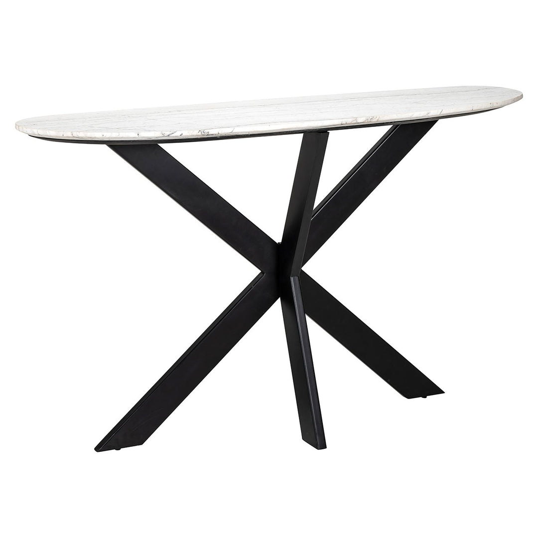 Trocadero Marble Console Table - White Richmond 4