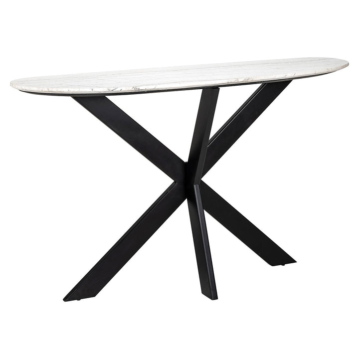 Trocadero Marble Console Table - White Richmond 4
