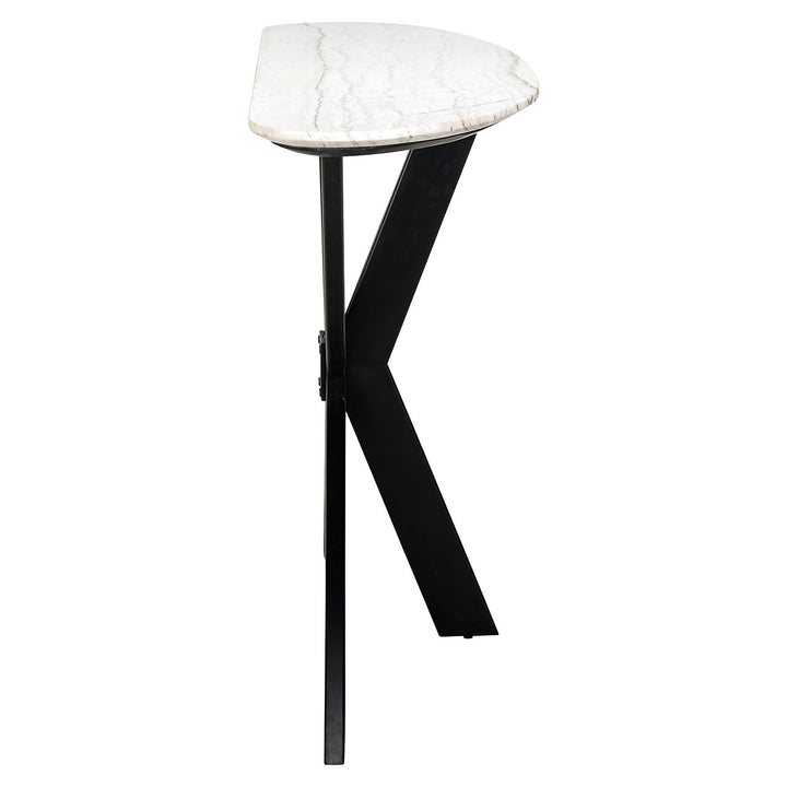 Trocadero Marble Console Table - White Richmond 5