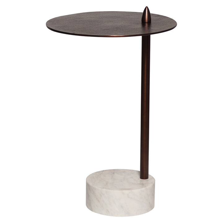 Barron Marble Round Side Table Richmond 1