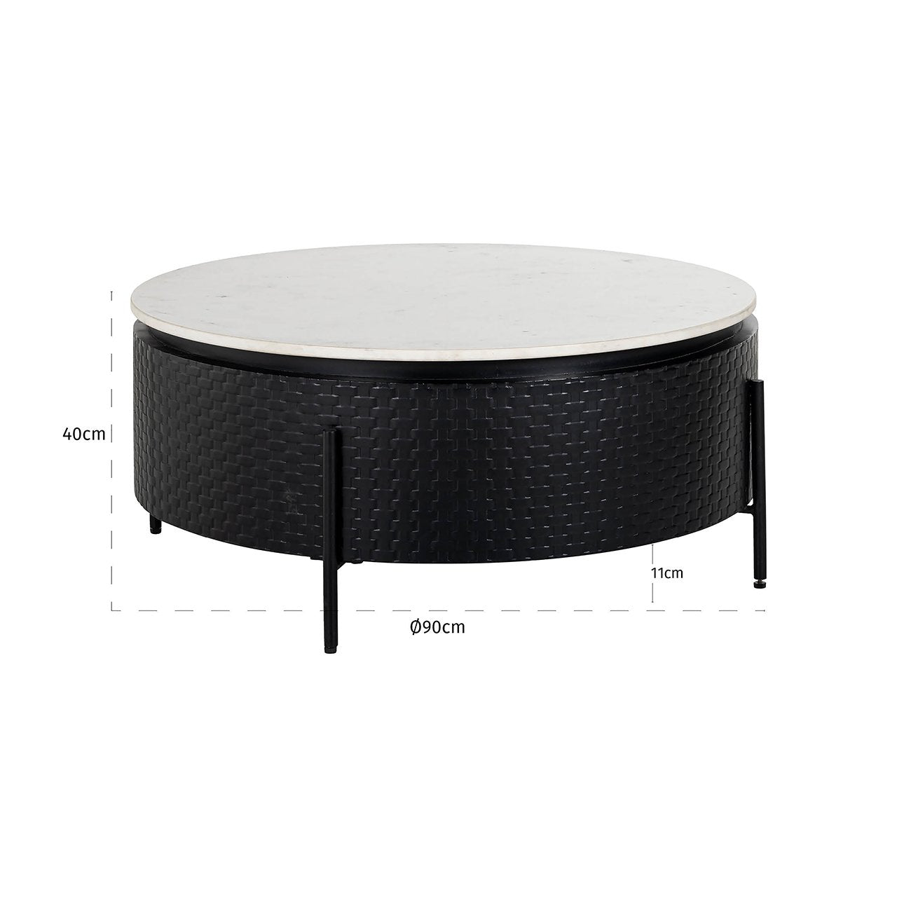 Richmond Interiors Santorini Coffee Table