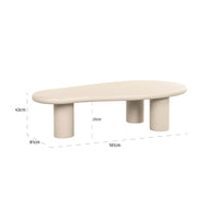 Richmond Interiors Clayton Beige Coffee Table - Large