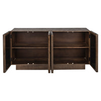 Richmond Interiors Bryant 4 Door Sideboard in Brown