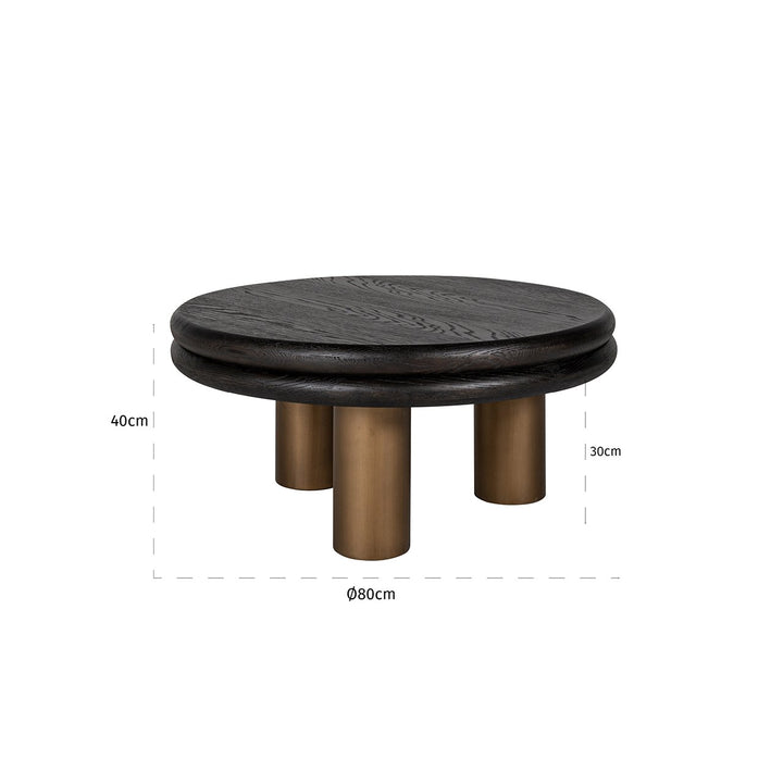 Macaro Round Coffee Table Richmond 5
