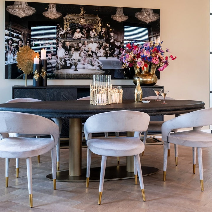 Macaro Oval Dining Table 235cm Richmond 5