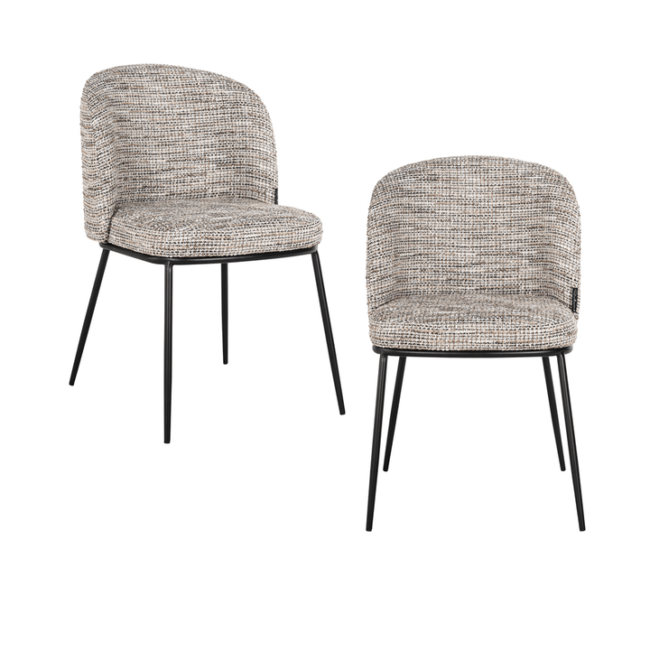 Elvi Set of 2 Dining Chairs - Natural