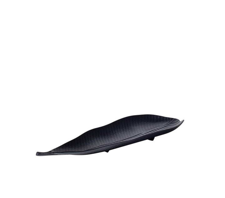 Avara Tropical Leaf Dish - Black Libra 6