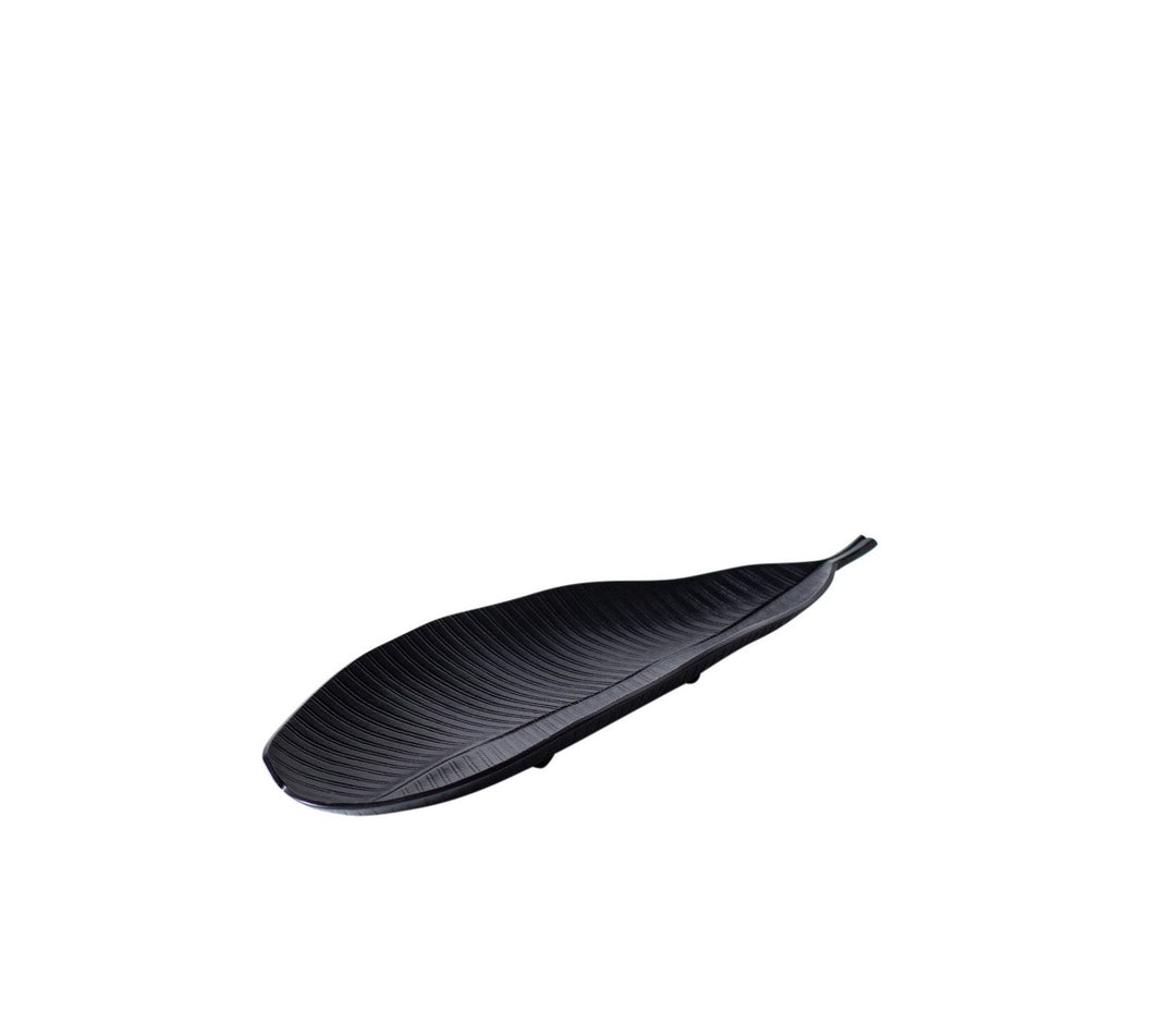 Avara Tropical Leaf Dish - Black Libra 5