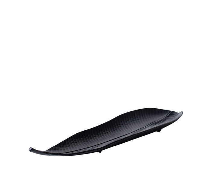 Avara Tropical Leaf Dish - Black Libra 2