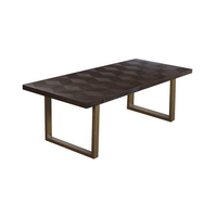 Richmond Interiors Luxor Diamond Brown Dining Table - 230cm