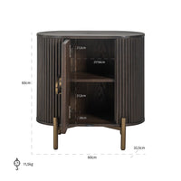 Richmond Luxor 1 Door Bedside Cabinet