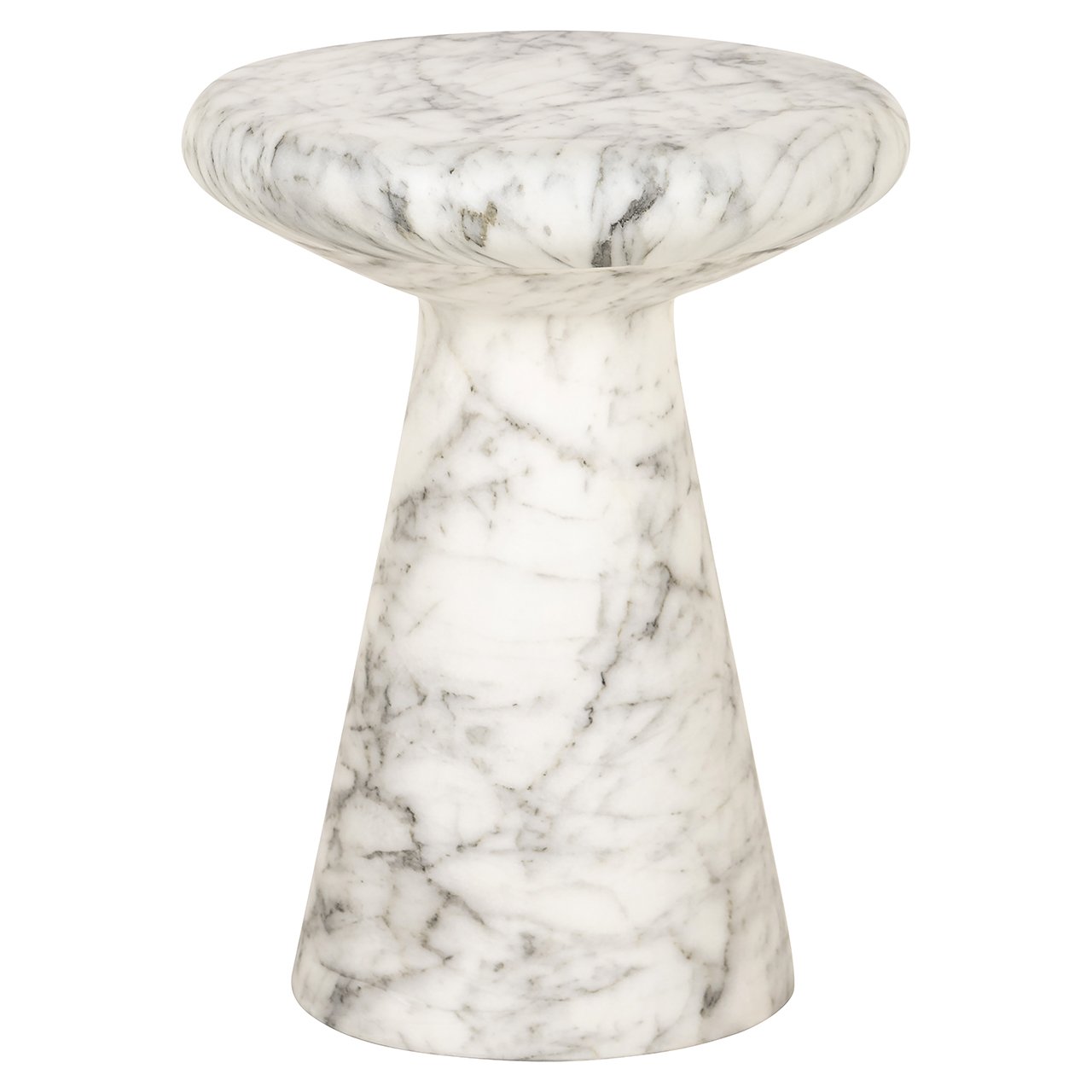 Richmond Interiors Lohan Faux Marble Side Table