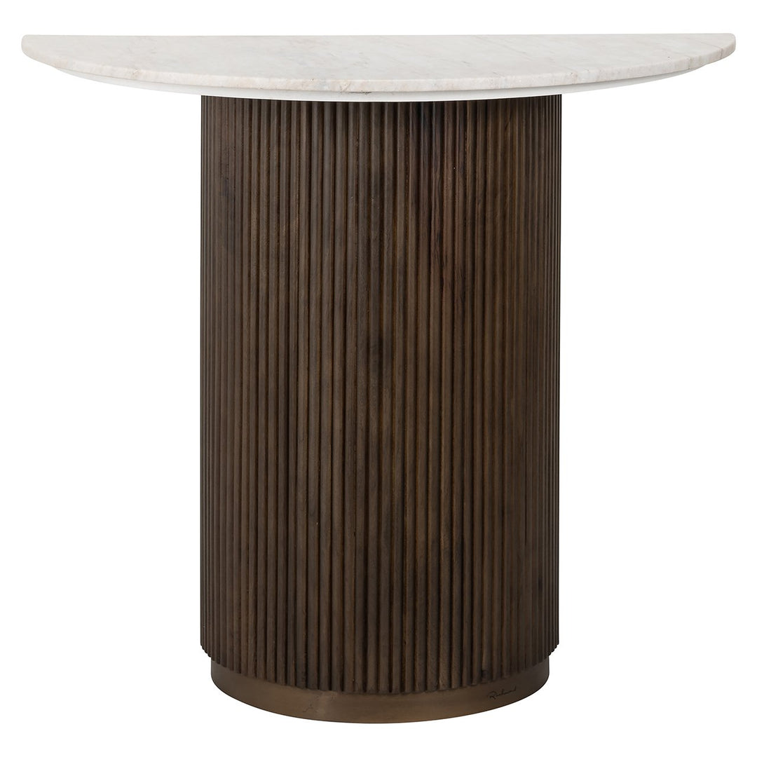 Mayfield Marble Top Console Table - Brown Richmond 1