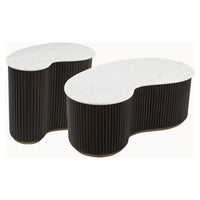 Richmond Interiors Mayfield Set of 2 Brown Coffee Tables