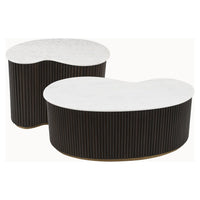 Richmond Interiors Mayfield Set of 2 Brown Coffee Tables