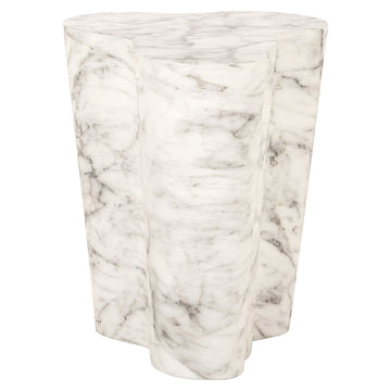 Richmond Interiors Rockyard Faux Marble Side Table