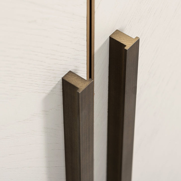 Whitebone 4 Door Sideboard - Brass & Verona Grey Richmond 7