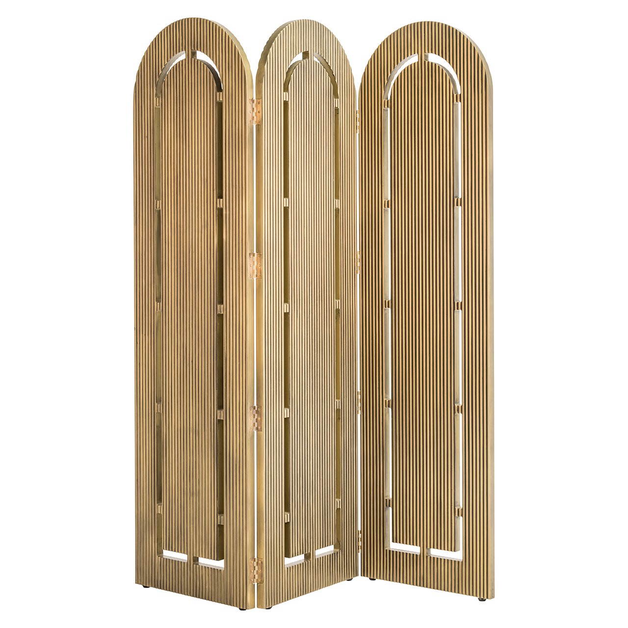 Richmond Interiors Macallen Room Divider - Brushed Gold