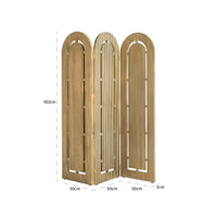 Richmond Interiors Macallen Room Divider - Brushed Gold