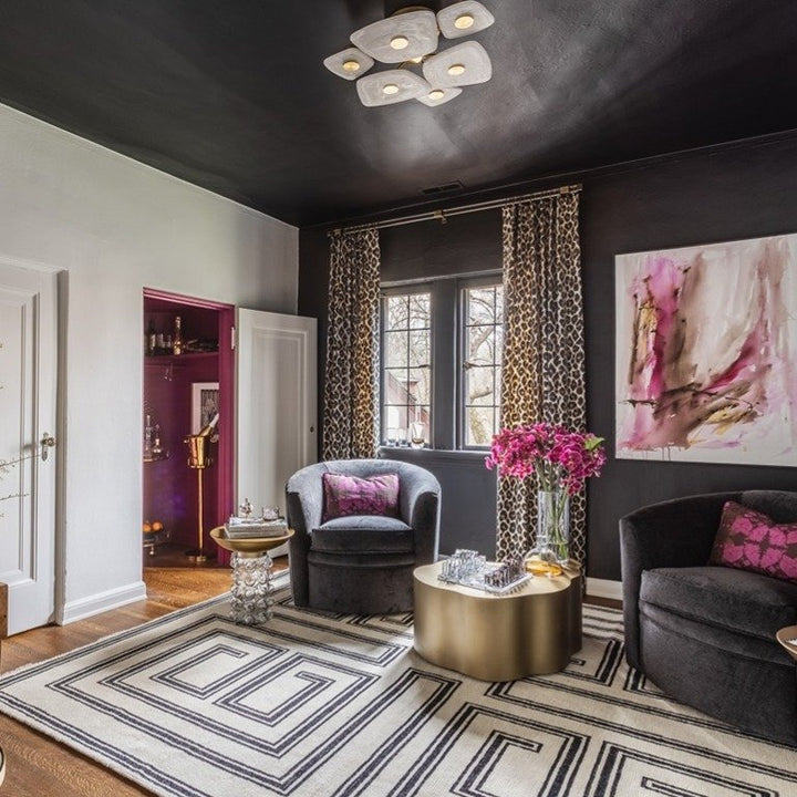 Holmdel 6 Light Semi Flush - Aged Brass Hudson Valley Lighting 8