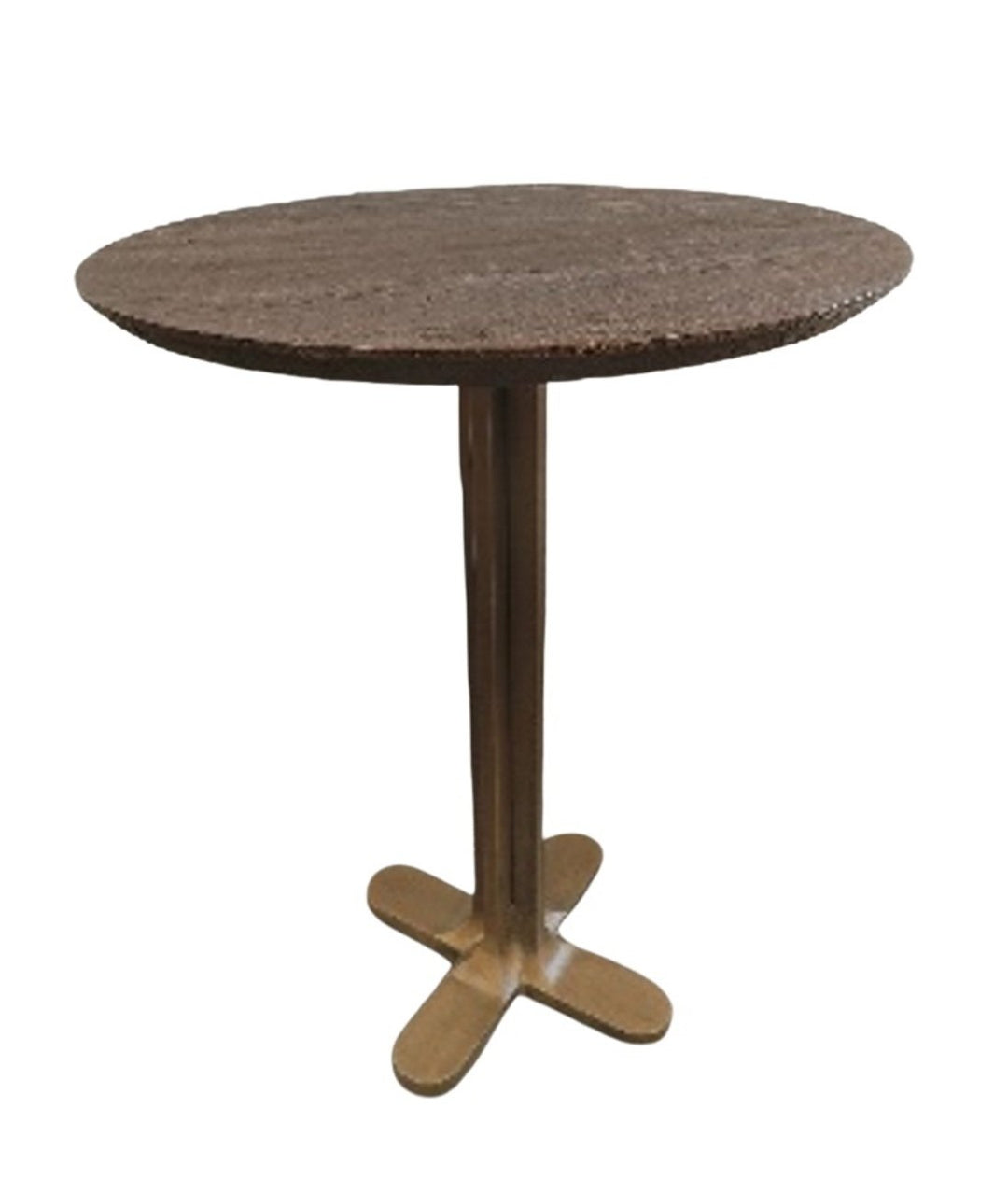 Revelin Round Bar Table 80cm - Dark Brown Richmond 1