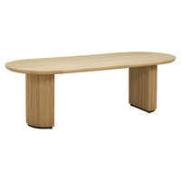 Richmond Interiors Belfort Natural Oak Dining Table - 280cm