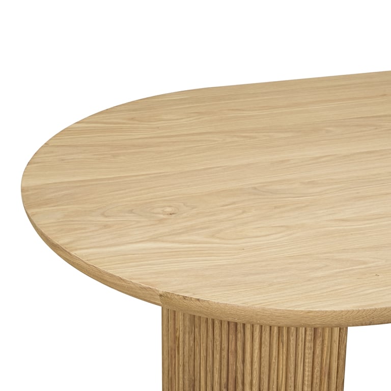 Richmond Interiors Belfort Natural Oak Dining Table - 280cm