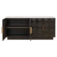 Richmond Interiors Claremont 4 Door Brown Sideboard